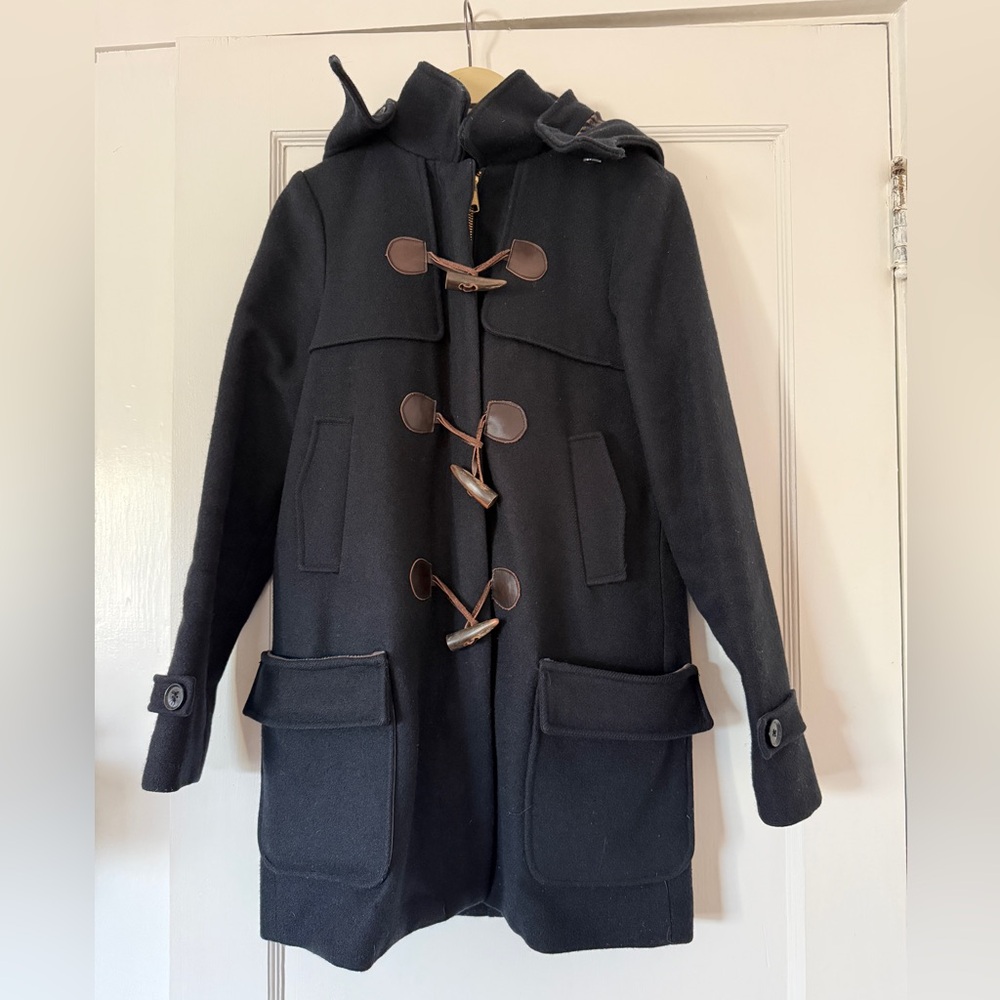 Pendleton Portland Collection Duffle Coat. Small. 100% Virgin Wool. Plaid Lined